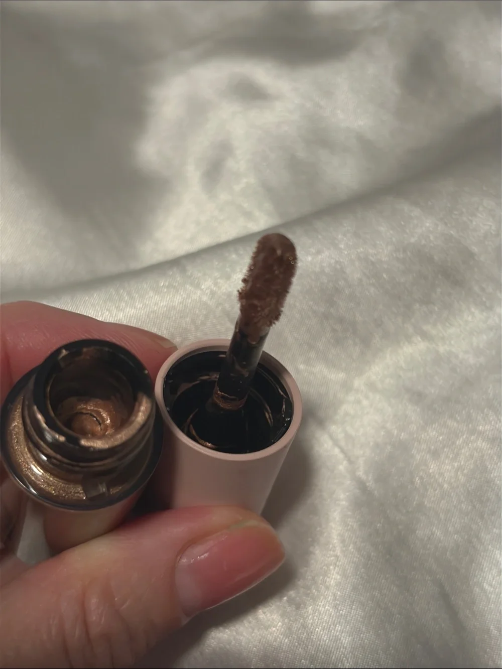 Gen See Mixed Media Liquid Eyeshadow Trio Set (Plush, First Light, Bronze)